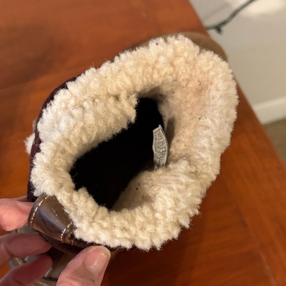 UGG Brown Shearling-Lined Boots short size 10 - Picture 8 of 11